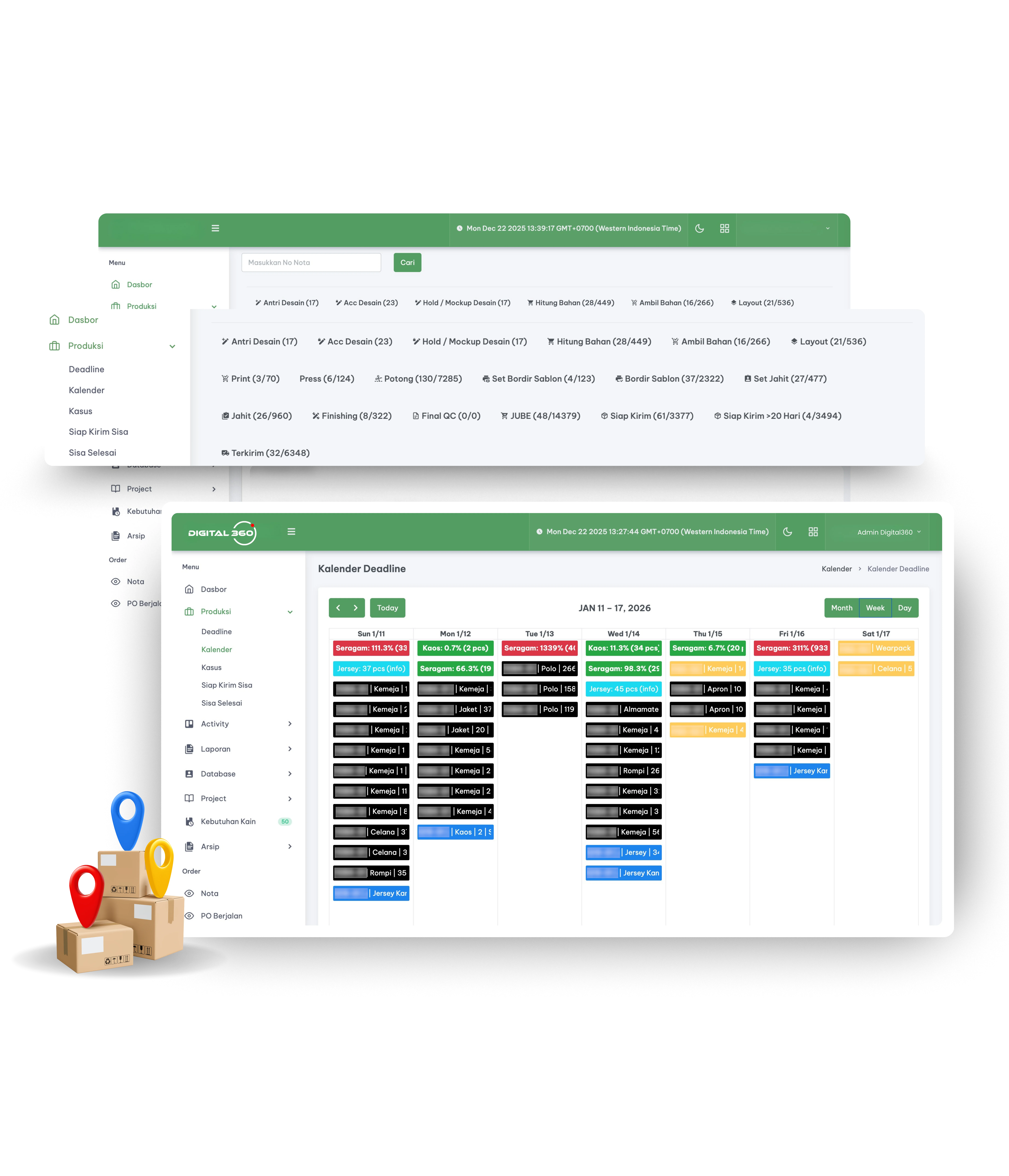 Manufacture360 Dashboard
