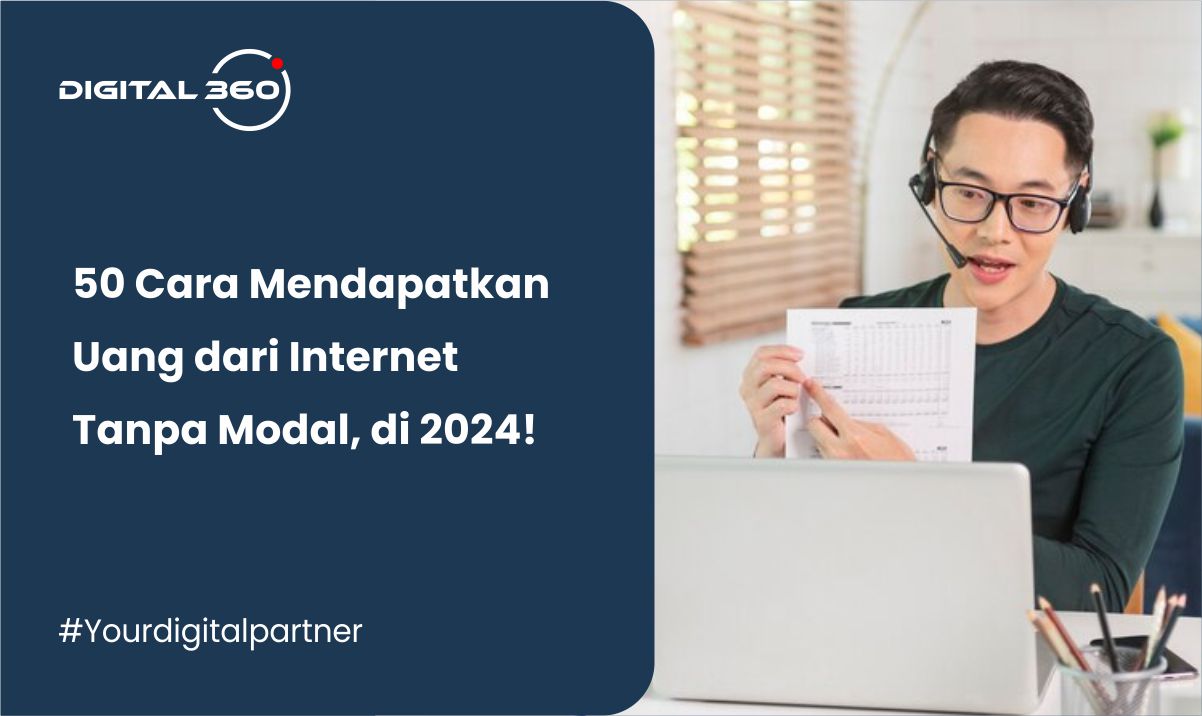 50 Cara Mendapatkan Uang dari Internet Tanpa Modal, di 2024!
